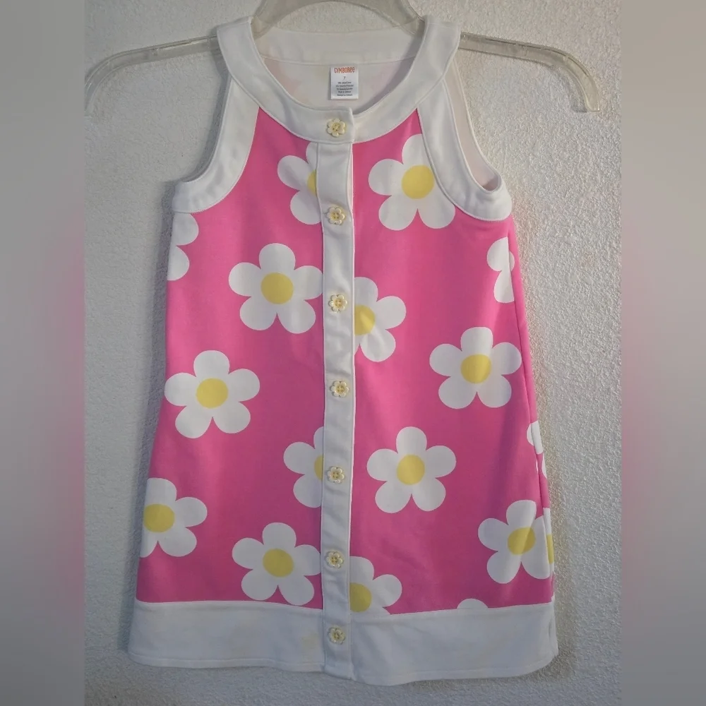 Gymboree Pink and White Floral Dress